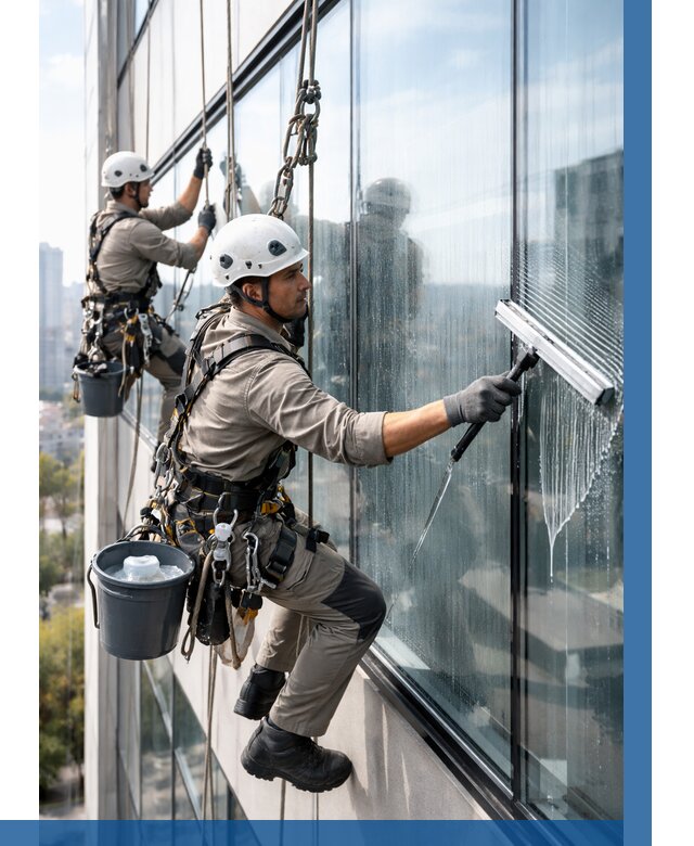 Мойка окон альпинистами в Волгодонске от 4924 р. | ВЫСОТНИК-Вгн
