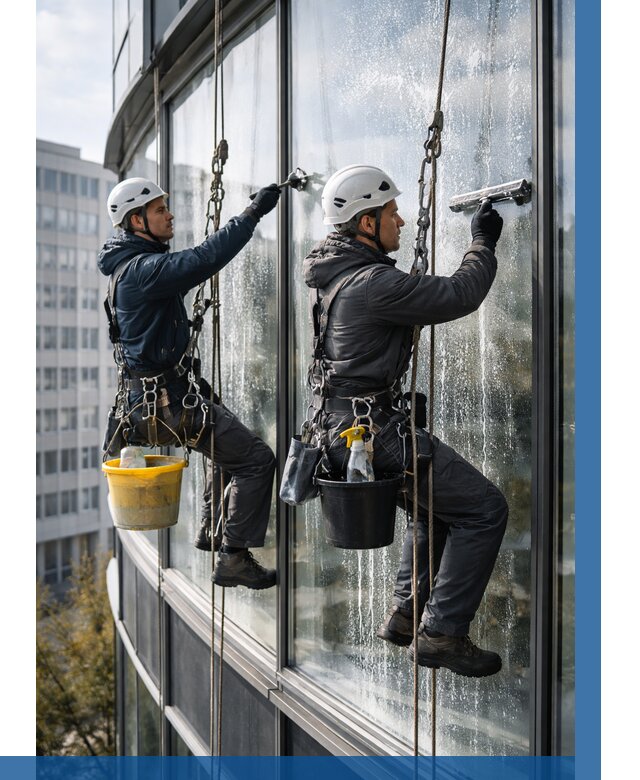 Мойка панорамных окон в Волгодонске от 383 р. заказать у ВЫСОТНИК-Вгн