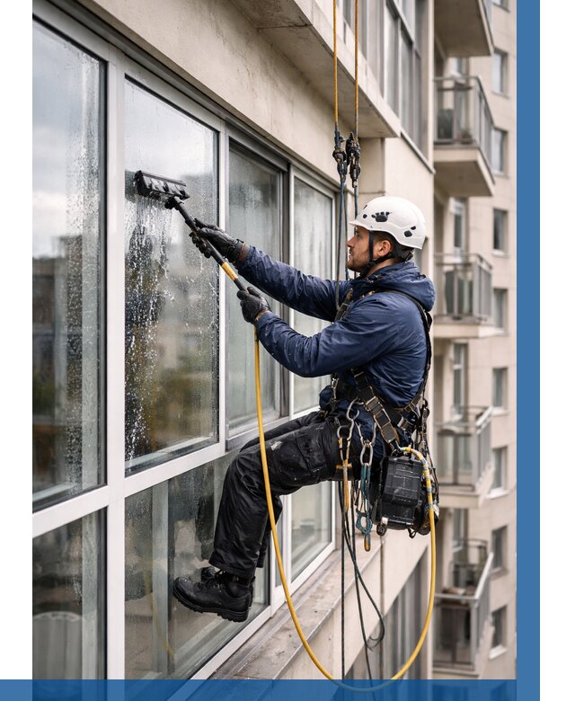 Мойка балконного остекления в Волгодонске от 3830 р. | ВЫСОТНИК-Вгн