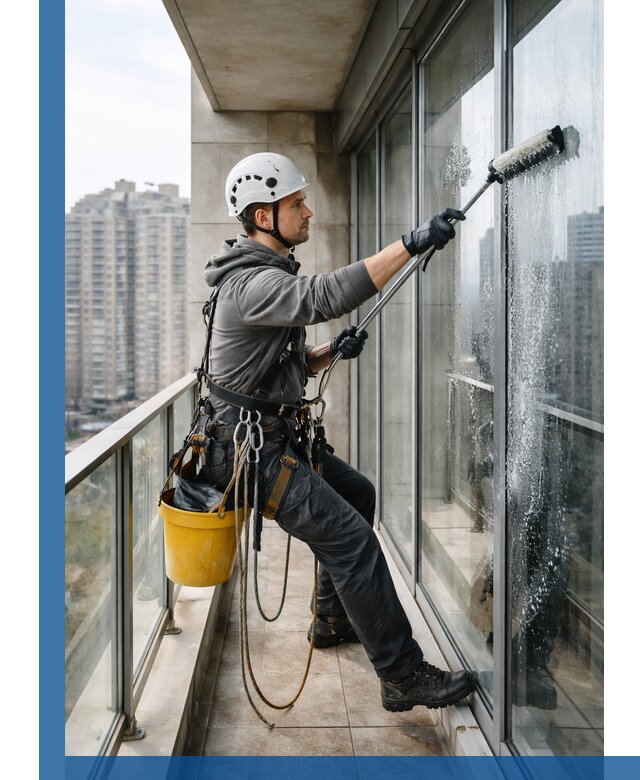 Профессиональная мойка балконного остекления в Волгодонске