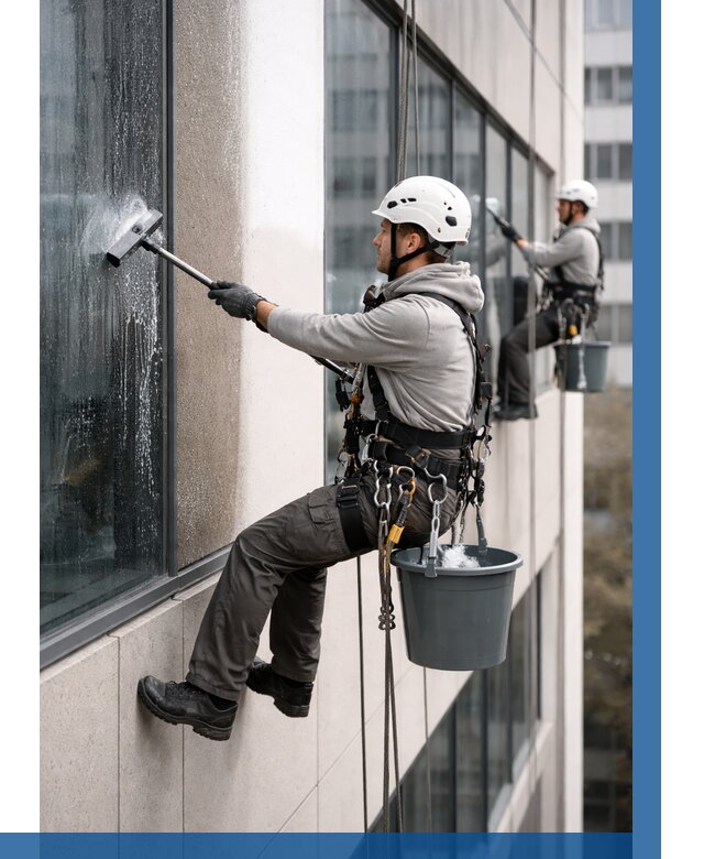 Мойка фасадов зданий в Волгодонске под ключ от 383 р. | ВЫСОТНИК-Вгн