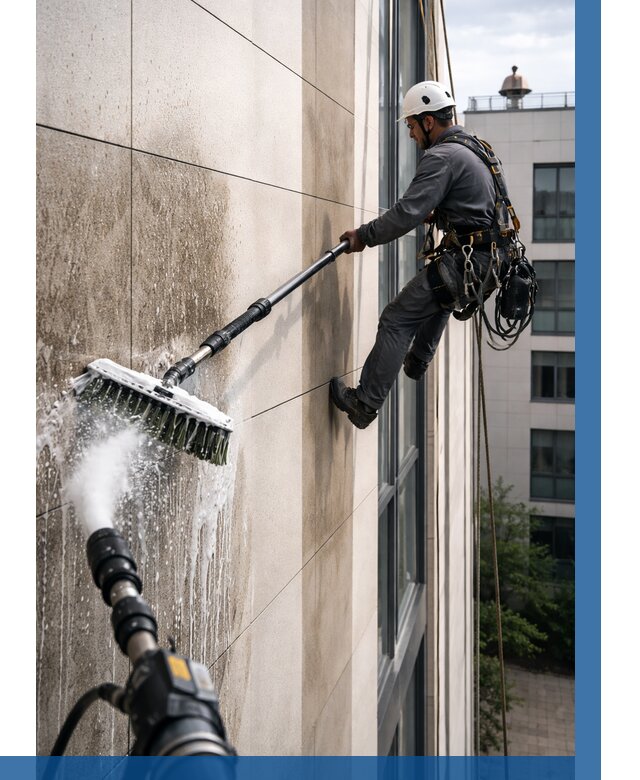 Мойка фасада из керамогранита в Волгодонске от 328 р. | ВЫСОТНИК-Вгн