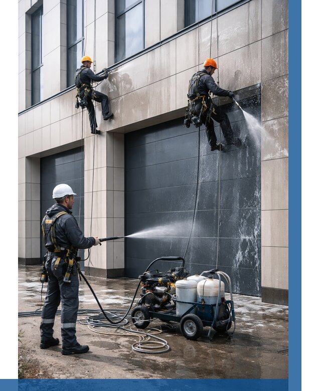 Послестроительная мойка фасада в Волгодонске от 328 р. | ВЫСОТНИК-Вгн