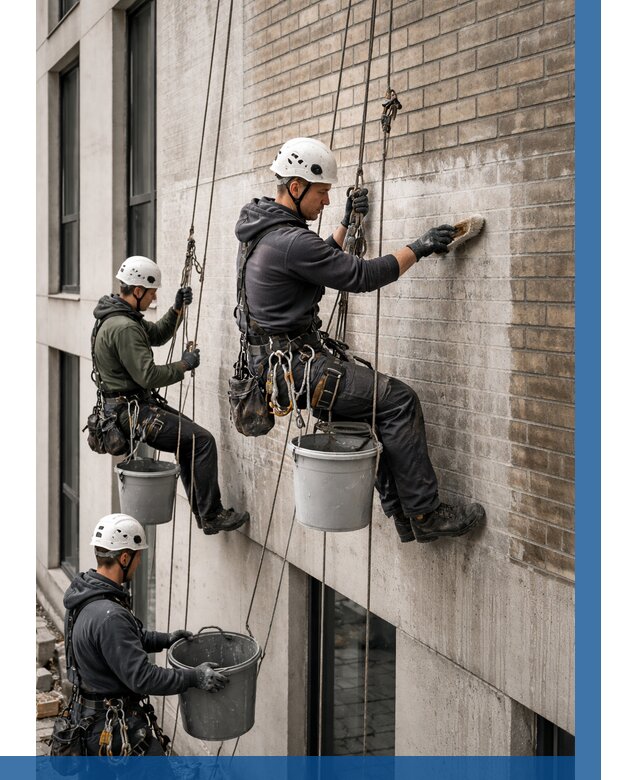 Удаление высолов с фасада в Волгодонске от 274 р. | ВЫСОТНИК-Вгн