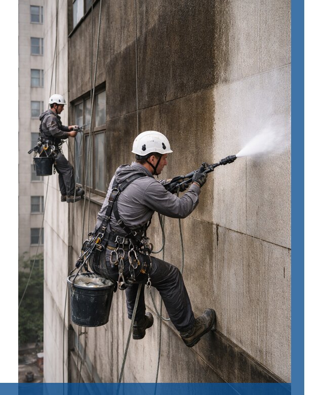 Очистка фасада от копоти в Волгодонске от 274 р. | ВЫСОТНИК-Вгн