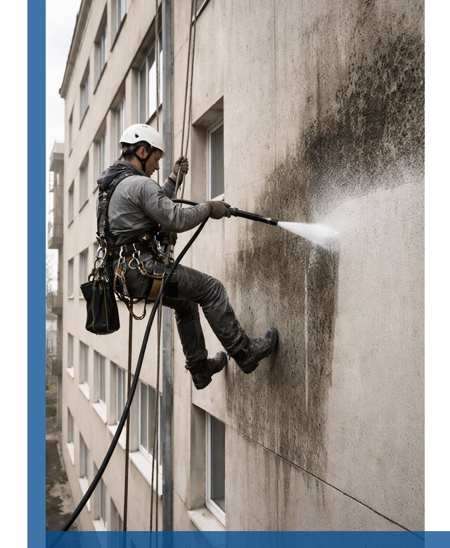 Профессиональная очистка фасадов от плесени в Волгодонске