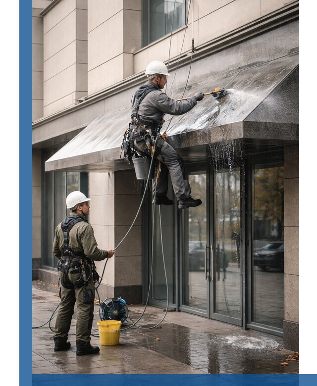 Профессиональная мойка козырьков и навесов в Волгодонске