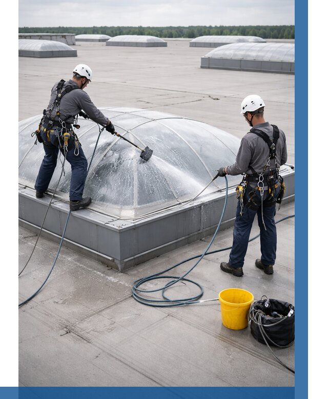 Мойка зенитных фонарей в Волгодонске, заказать от 4924 р. | ВЫСОТНИК-Вгн