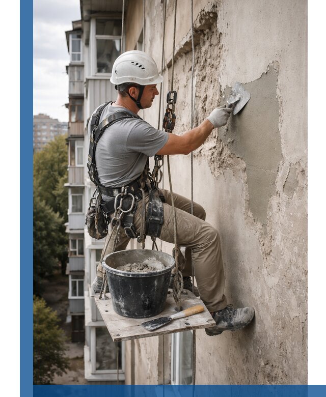 Восстановление фасадной штукатурки в Волгодонске с гарантией качества