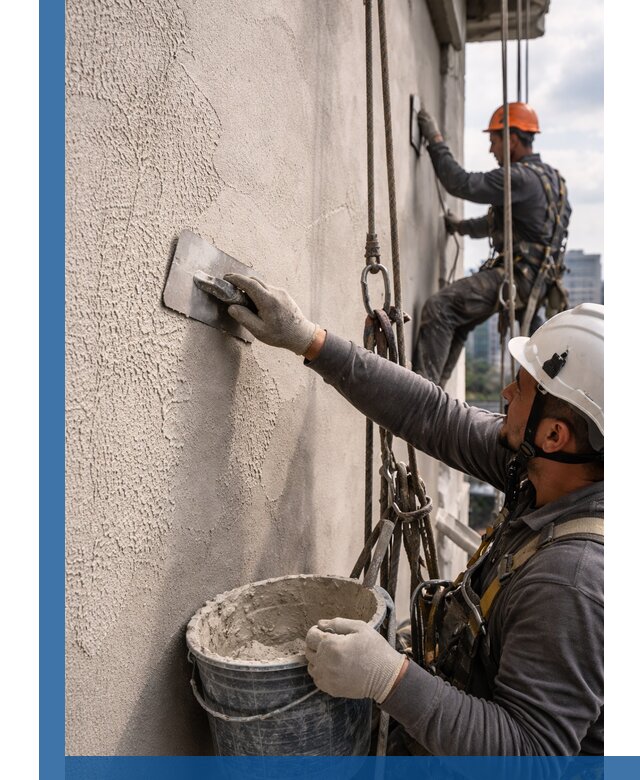 Декоративная штукатурка фасада с утеплением и защитой в Волгодонске