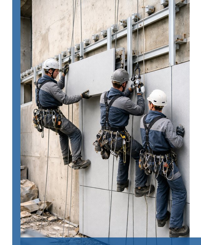 Монтаж вентилируемого фасада в Волгодонске под ключ с гарантией качества