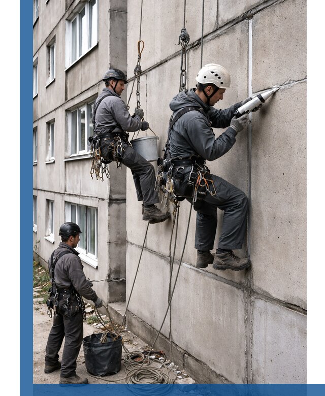 Герметизация межпанельных швов в Волгодонске с гарантией герметичности