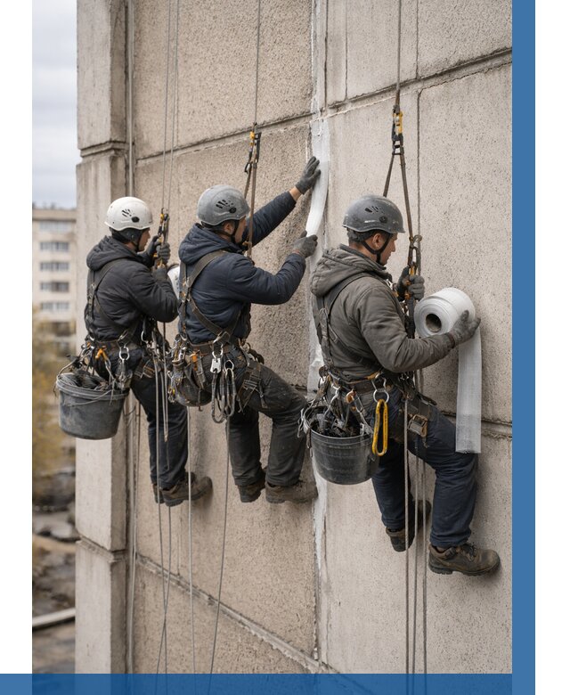 Ремонт межпанельных швов в Волгодонске от 821 р. | ВЫСОТНИК-Вгн