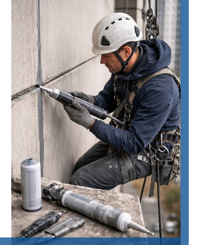 Вторичная герметизация швов в Волгодонске от 492 р. | ВЫСОТНИК-Вгн