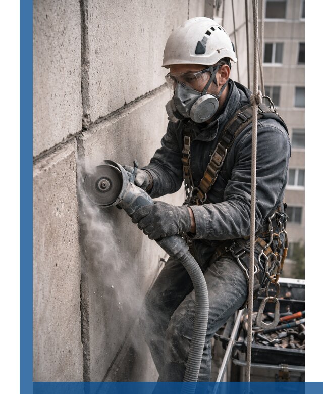 Штробление межпанельных швов в Волгодонске качественно и быстро