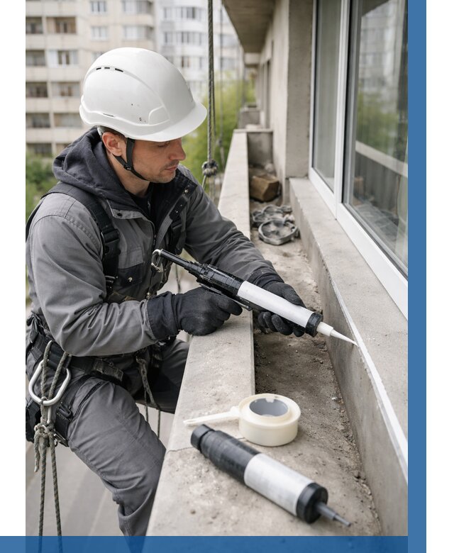 Герметизация швов лоджии в Волгодонске от 4924 р. | ВЫСОТНИК-Вгн