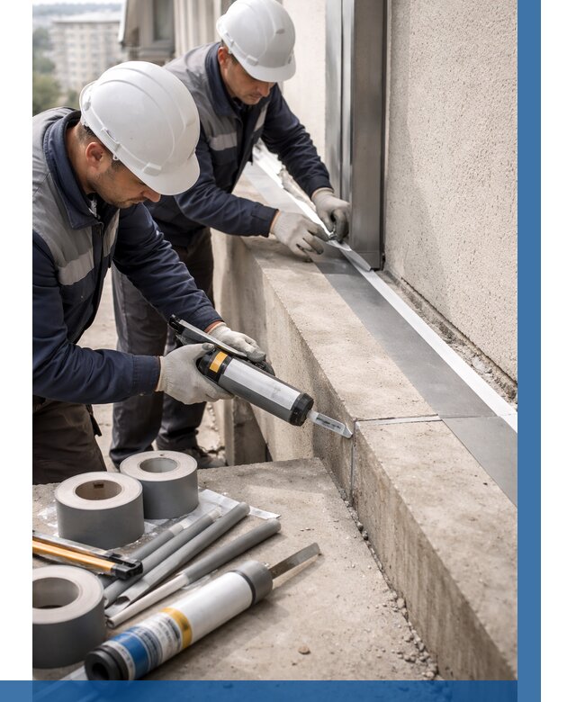 Герметизация примыкания балкона в Волгодонске от 4924 р. | ВЫСОТНИК-Вгн