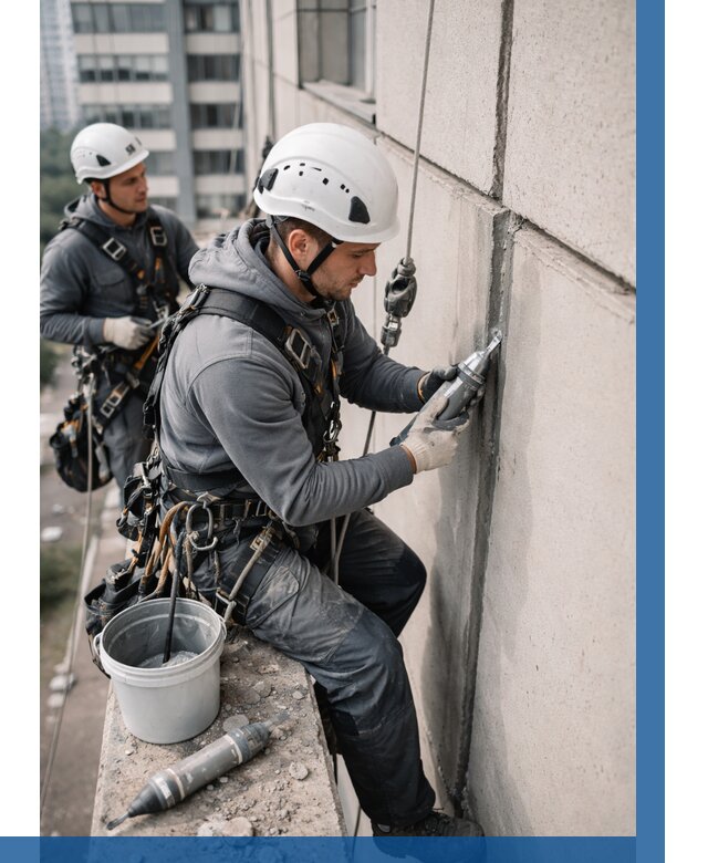 Ремонт деформационных швов здания в Волгодонске от 1094 р. | ВЫСОТНИК-Вгн