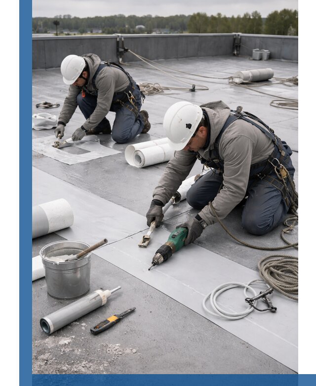 Ремонт мембранной кровли в Волгодонске качественно и с гарантией