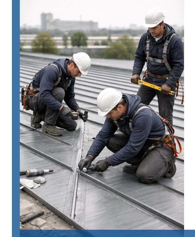 Ремонт фальцевой кровли в Волгодонске срочно и качественно