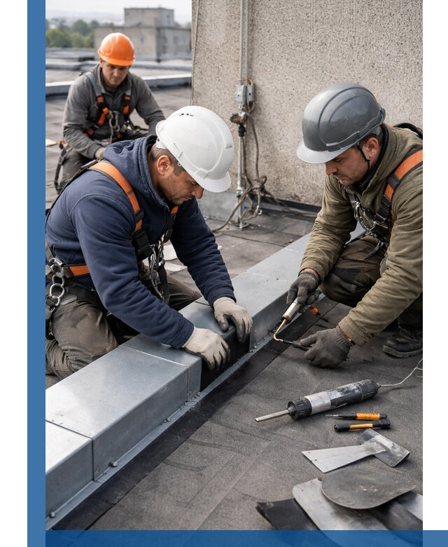 Ремонт кровельных примыканий в Волгодонске профессионально