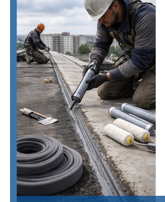 Герметизация швов кровли в Волгодонске с гарантией герметичности