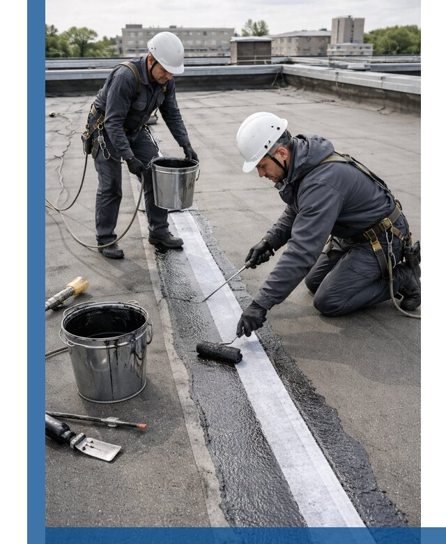 Гидроизоляция кровли мастикой в Волгодонске надежная защита