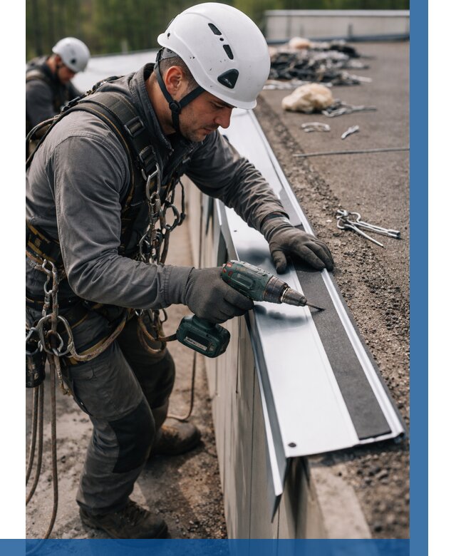 Монтаж капельника на кровле в Волгодонске от 328 р. | ВЫСОТНИК-Вгн