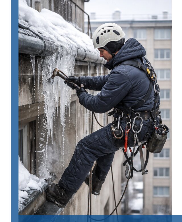 Удаление наледи и чистка водостоков в Волгодонске оперативно и безопасно