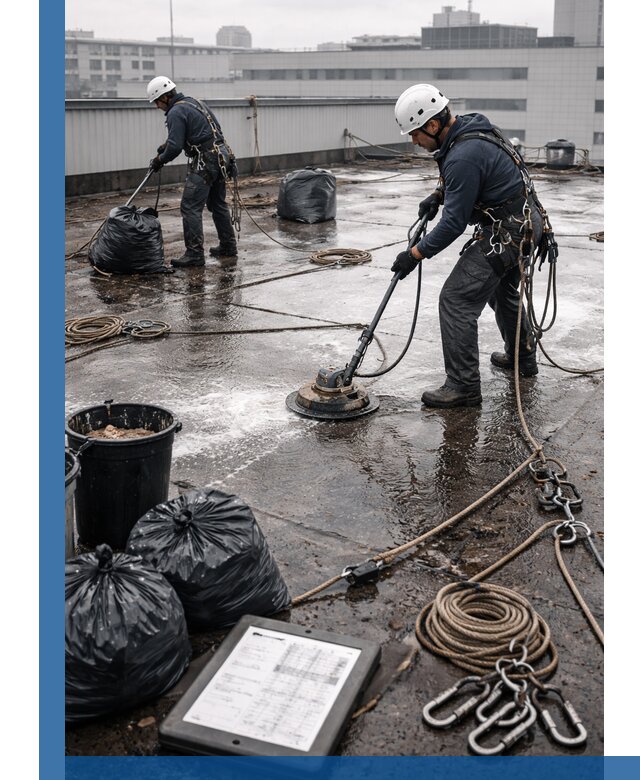 Плановая очистка кровли по графику в Волгодонске для безопасности