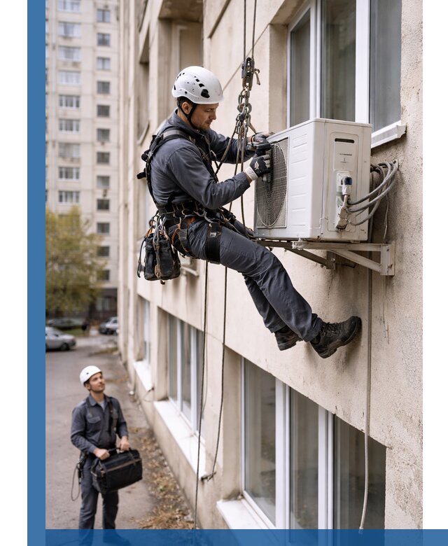 Демонтаж внешнего блока кондиционера в Волгодонске профессионально