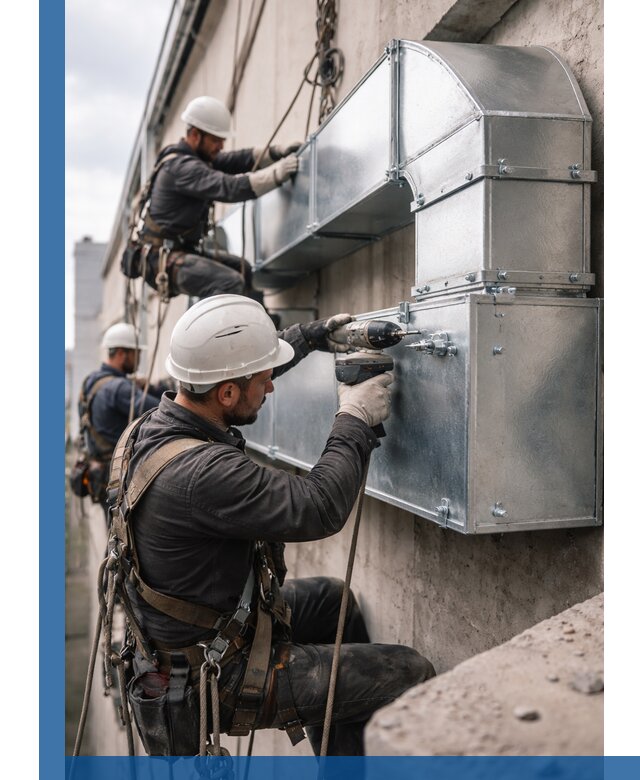 Профессиональный монтаж вентиляционных коробов в Волгодонске под ключ