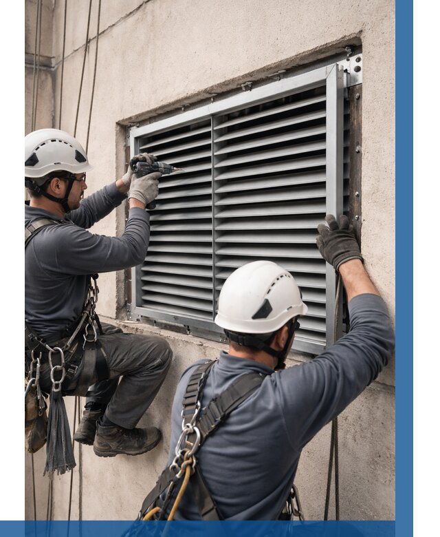 Монтаж вентиляционных решеток в Волгодонске от 4924 р. | ВЫСОТНИК-Вгн