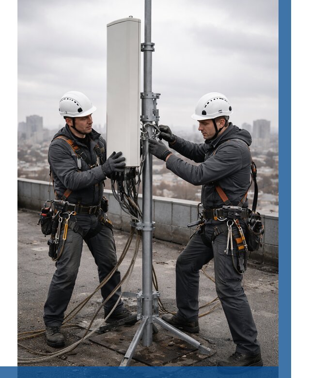 Монтаж антенн связи на крыше в Волгодонске от 9302 р. | ВЫСОТНИК-Вгн