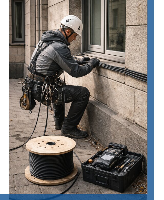 Прокладка оптоволоконного кабеля в Волгодонске от 875 р. | ВЫСОТНИК-Вгн