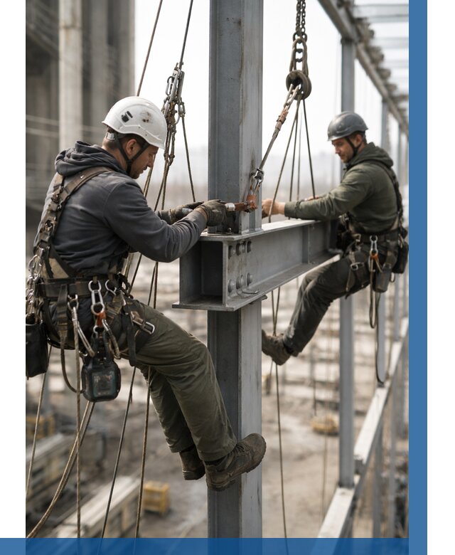 Монтаж металлоконструкций на высоте в Волгодонске от 3830 р. | ВЫСОТНИК-Вгн