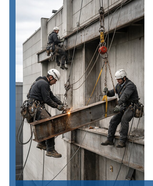 Демонтаж металлоконструкций на высоте в Волгодонске под ключ