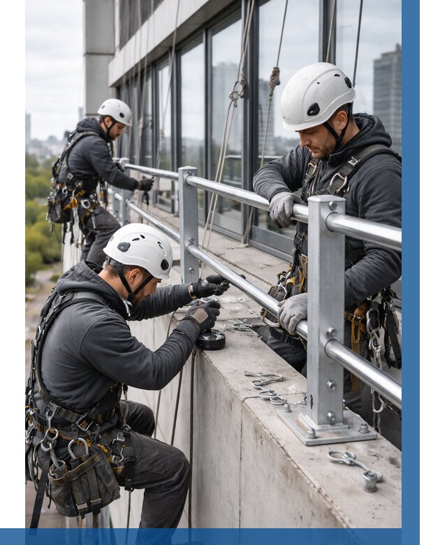 Монтаж ограждений на высоте в Волгодонске, от 1313 р. | ВЫСОТНИК-Вгн
