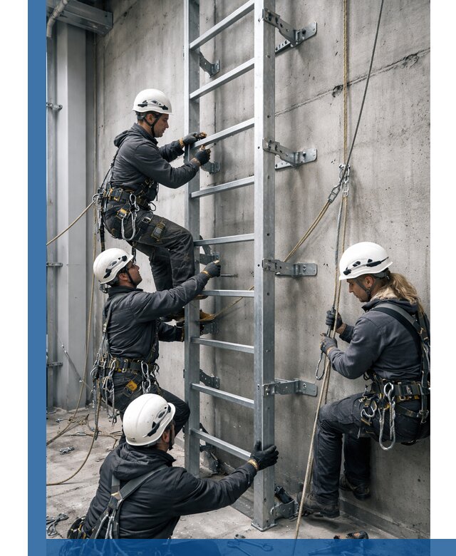 Монтаж металлических лестниц в Волгодонске под ключ со гарантией