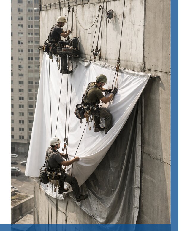 Замена баннерного полотна в Волгодонске от 7113 р. | ВЫСОТНИК-Вгн—заказать