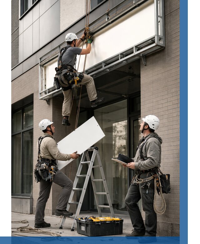 Монтаж светового короба в Волгодонске от 7113 р. | ВЫСОТНИК-Вгн