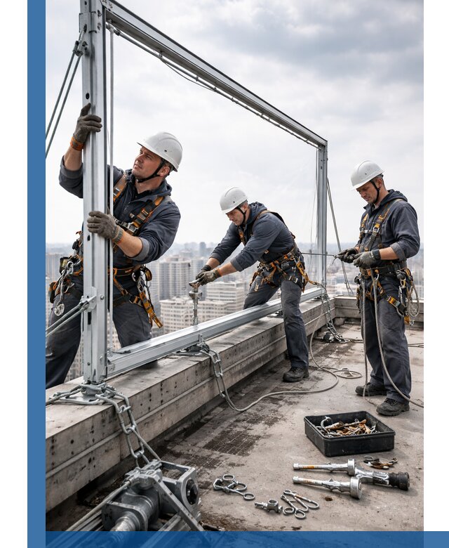 Монтаж крышных рекламных конструкций под ключ в Волгодонске