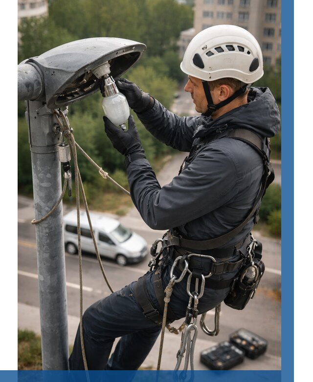 Замена ламп на высоте в Волгодонске от 2736 р. | ВЫСОТНИК-Вгн