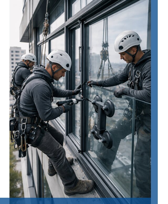 Витражное остекление зданий в Волгодонске от 3830 р. | ВЫСОТНИК-Вгн