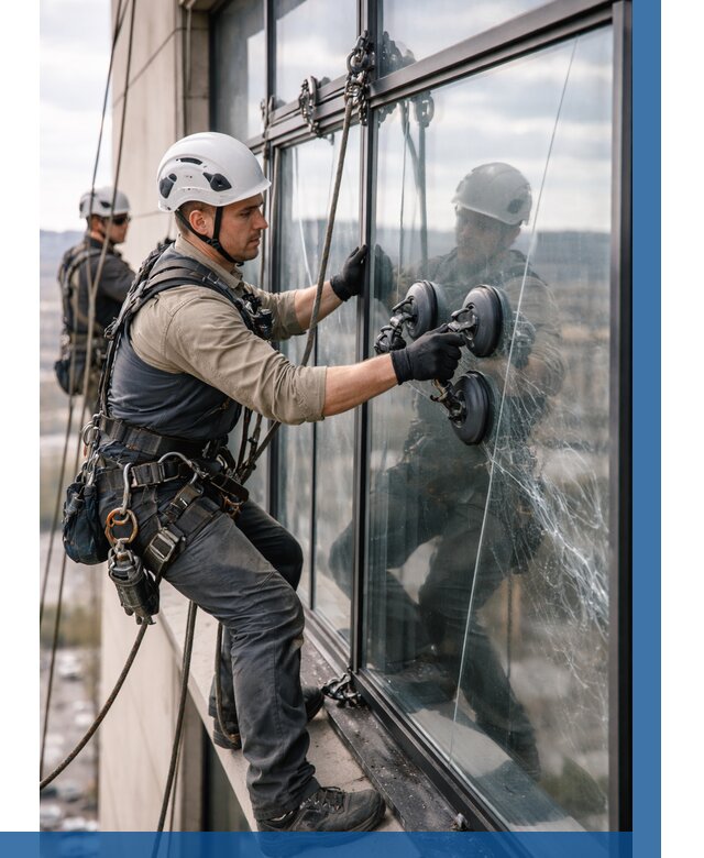 Замена стекла в витраже в Волгодонске под ключ от 9302 р. | ВЫСОТНИК-Вгн