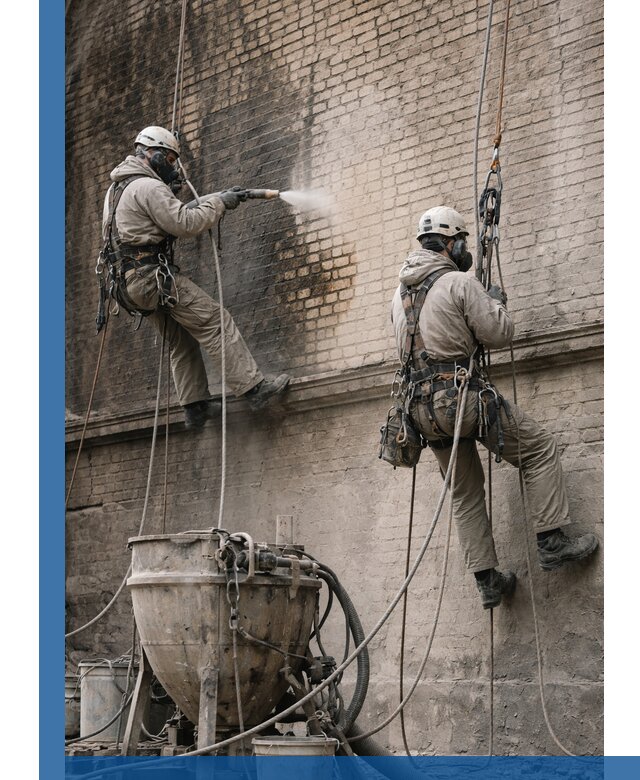 Пескоструйная очистка фасадов в Волгодонске профессионально