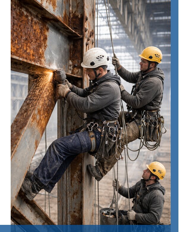 Зачистка металла от ржавчины в Волгодонске от 383 р. | ВЫСОТНИК-Вгн