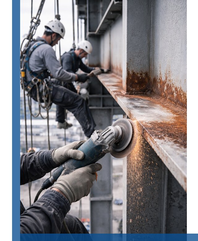 Зачистка металла от ржавчины и подготовка поверхностей в Волгодонске