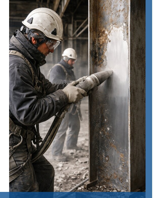 Удаление старой краски с металла в Волгодонске от 492 р. | ВЫСОТНИК-Вгн