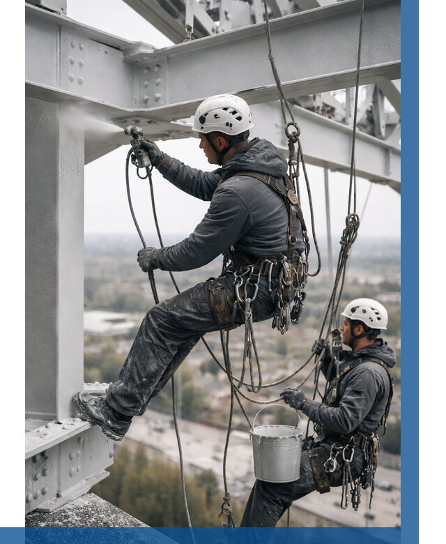 Покраска металлоконструкций на высоте в Волгодонске 383 р |ВЫСОТНИК-Вгн